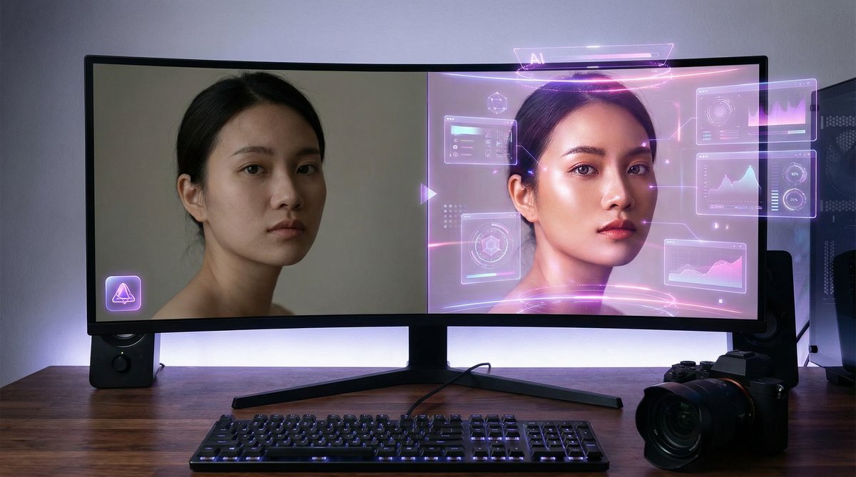高清无码AI修图与传媒剪辑